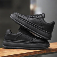 Versatile Leather British Retro Men's Casual Shoes