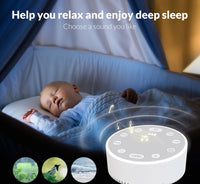 White Noise Sleeping Aid Instrument Regulate Mood And Emotion Breathing Light