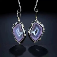 Retro Geometric Round Zircon Trendy Jewelry Earrings For Women