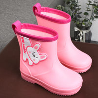 Removable Cartoon Giraffe Rain Shoes Boys And Girls Animal Pattern Rain Boots