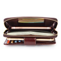 Women's Fashion Long Multi-functional Leather Wallet