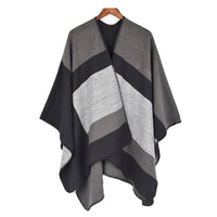 Women's Jacquard Silver Silk Shawl