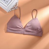 Seamless Triangle Cup Underwear Outer Chest Thin Beautiful Back