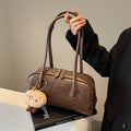 Large Capacity Pillow Bag With Underarm Texture For Commuting