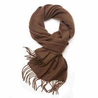 Inner Mongolia Full Wool Shawl Scarf Women's Plain Wool Scarf