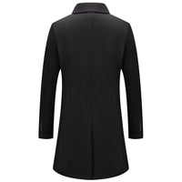New Korean Men's Woolen Overcoat In Autumn And Winter