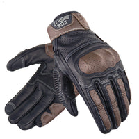 Breathable Touch Screen Motorcycle Riding Leather Gloves Men's Drop-resistant