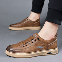Autumn Retro Soft Breathable Leather Flat Shoes