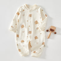 Baby Jumpsuit Spring And Autumn Pure Cotton Boneless