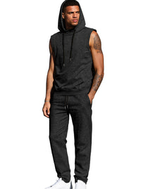 Aged-style Streetwear Casual Sporty Sweatshirt And Pants Set