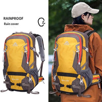 Ai Wang Outdoor Sports Hiking & Trekking Multifunctional Ultra-Light Oxford Cloth Unisex 35-Liter High-Capacity Backpack