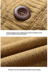 Men's Fleece-lined Thickened Sweater Autumn And Winter