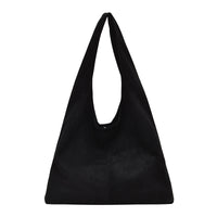 Simple Solid-Color Large-Capacity Tote Bag For Women