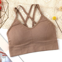Sexy U-shaped Back, Double Shoulder Straps, Crossed Girl's Beautiful Back And Chest