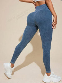 Chemical Fiber High Waist Long Yoga Pants Female