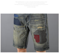Pu Shuai Scrape Plus Size Fifth Pants Trendy