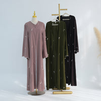 European And American Dubai Fashion Flower Embroidered Cardigan