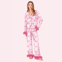 Womens Loose-fitting Casual Top And Pants Set