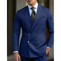 Men's Suit Set Leisure Business Two Pieces