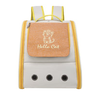 Classic Double Back Pet Cat Bag Foldable Breathable Multifunctional Fashion All-match