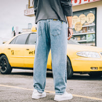 Men's Loose Straight Simple Jeans Casual