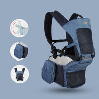 Fashionable Double-shoulder Baby Three-in-one Function Front Hold Light Sling