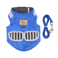 New Style Soft Suede Cat Harness Traction Rope