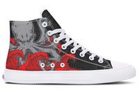 Printed Couple High Top Canvas Shoes