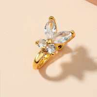 Nail Hypoallergenic Rhinestone New Non-Perforated Fake Nose Ring