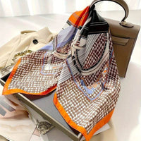 70 Silk Scarf Square Scarf High Sense Korean Style Fashion All-matching