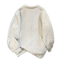 American-style High-street Relaxed-fit Hoodie With Double Zippers