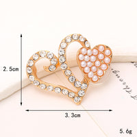 Diy Ornament Accessories Love Heart Bow Tie Gem Removable Shoe Ornament Shoe Buckle