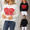 Fashion Love Loose Valentine's Day Knitted Pullover Sweater