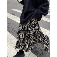 Women's Western Style Slimming Tie-dyed Skirt