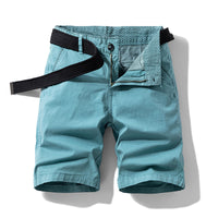 Hong Kong Style Loose Straight Men's Fifth Pants Summer