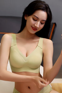 Women's Fixed Cup Sports Bra Without Steel Ring Marks
