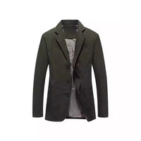 Loose Plus Size Suit Pure Cotton Washed Single-breasted Casual Jacket