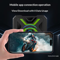 HD Front-and-rear Dual-lens Motorcycle Dash Cam