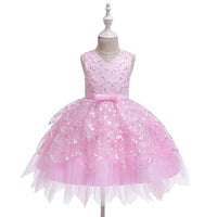 Clothing Baby Girls Middle And Small Children Kindergarten Dresses