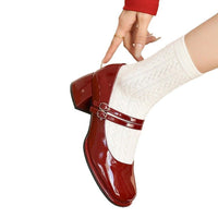 French-style High-heel Mary Jane Shoes For SpringSummer