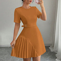 Fashionable And Elegant Short-Sleeve Dress For Women
