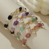 Natural Freshwater Pearl Bracelet Minimalist And Elegant Versatile Zircon Design