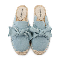 Fisherman Shoes Women Embroidered Bowknot Flat Bottomed Lazy Slippers