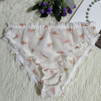 Panties Sexy Translucent Silk Ladies Triangle