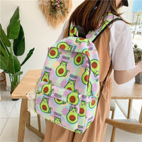 Junior Women's Campus School Bag College Student Backpack