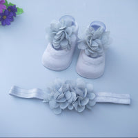New Baby Girl Socks Headband Gift Box