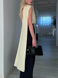 Elegant Sleeveless Solid Color Tank Top