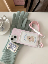 Card Holder Lanyard Phone Case Cartoon