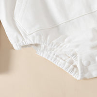 Patchwork Letter BUBS Hooded Romper