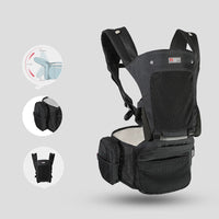 Fashionable Double-shoulder Baby Three-in-one Function Front Hold Light Sling